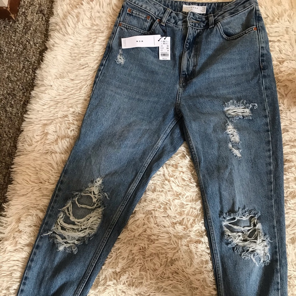 Top shop mom jeans